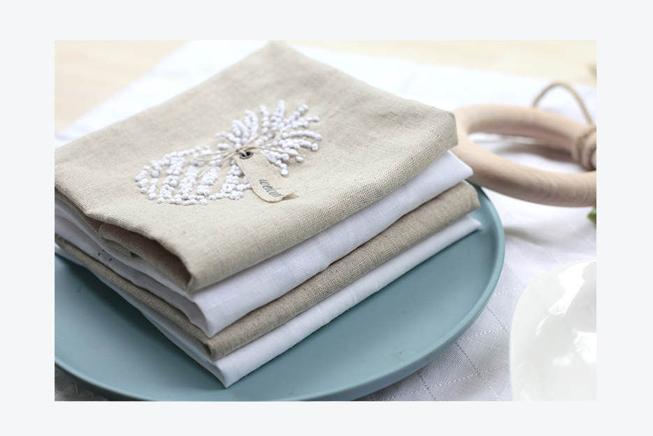Natural Linen tablemat and Napkin 