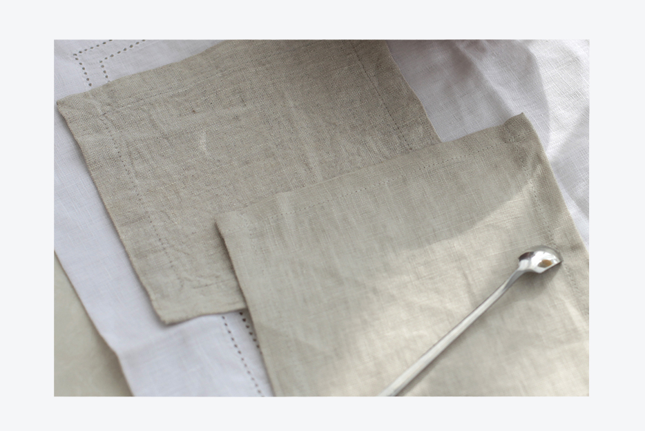 100% french linen napkin/ printed napkin /hand hemstitch embroidered napkin